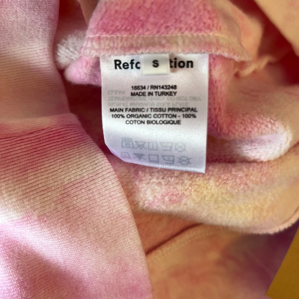 Reformation NWT Tanner Classic Hoodie. Color Creamsicle.Size Small - Picture 6 of 8